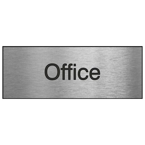 Accuform Office, Engraved Plastic, 3 in x 8 in PSG824SL - main